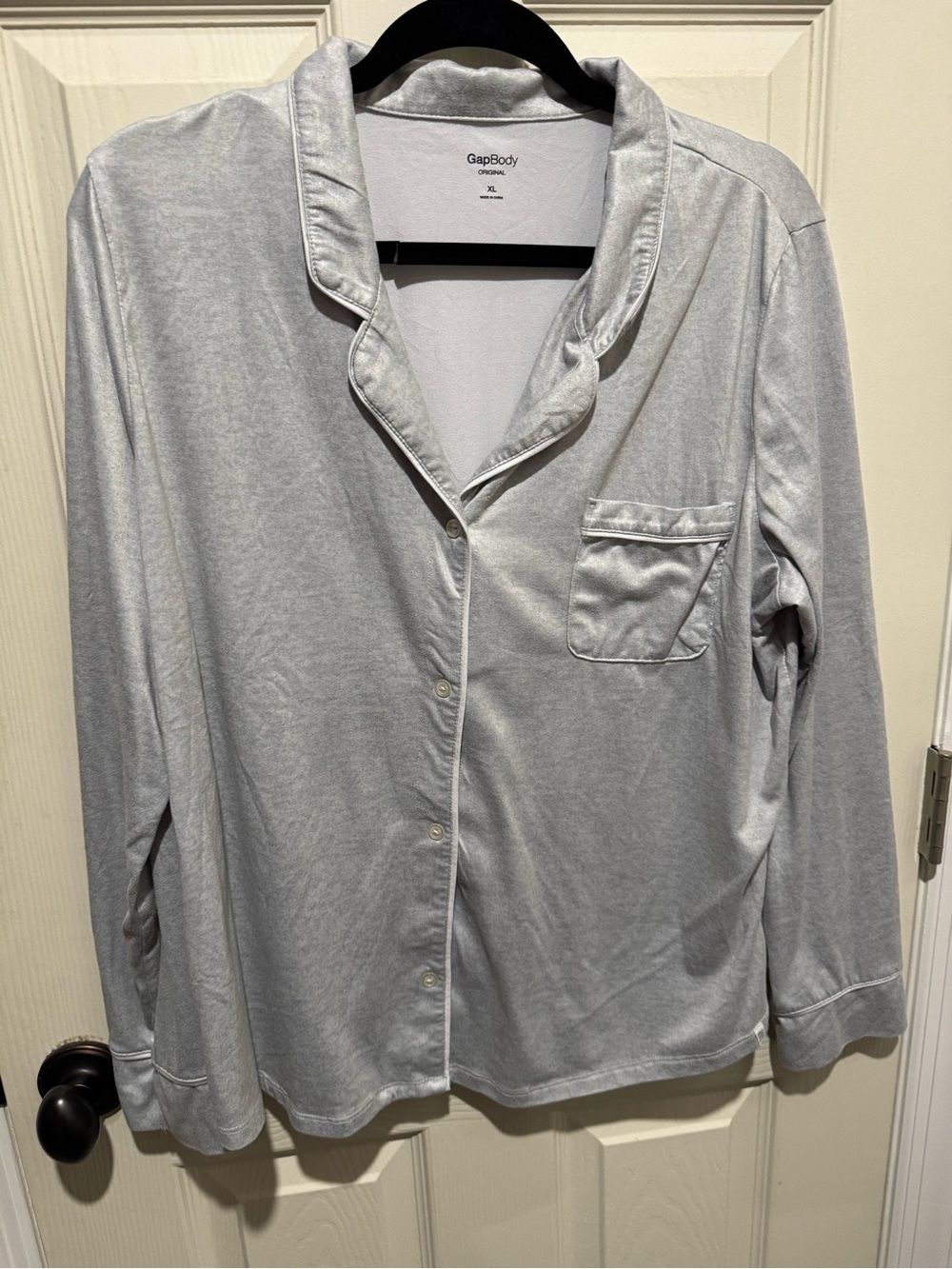 GapBody Original Pajama Set | Heather Gray | xl